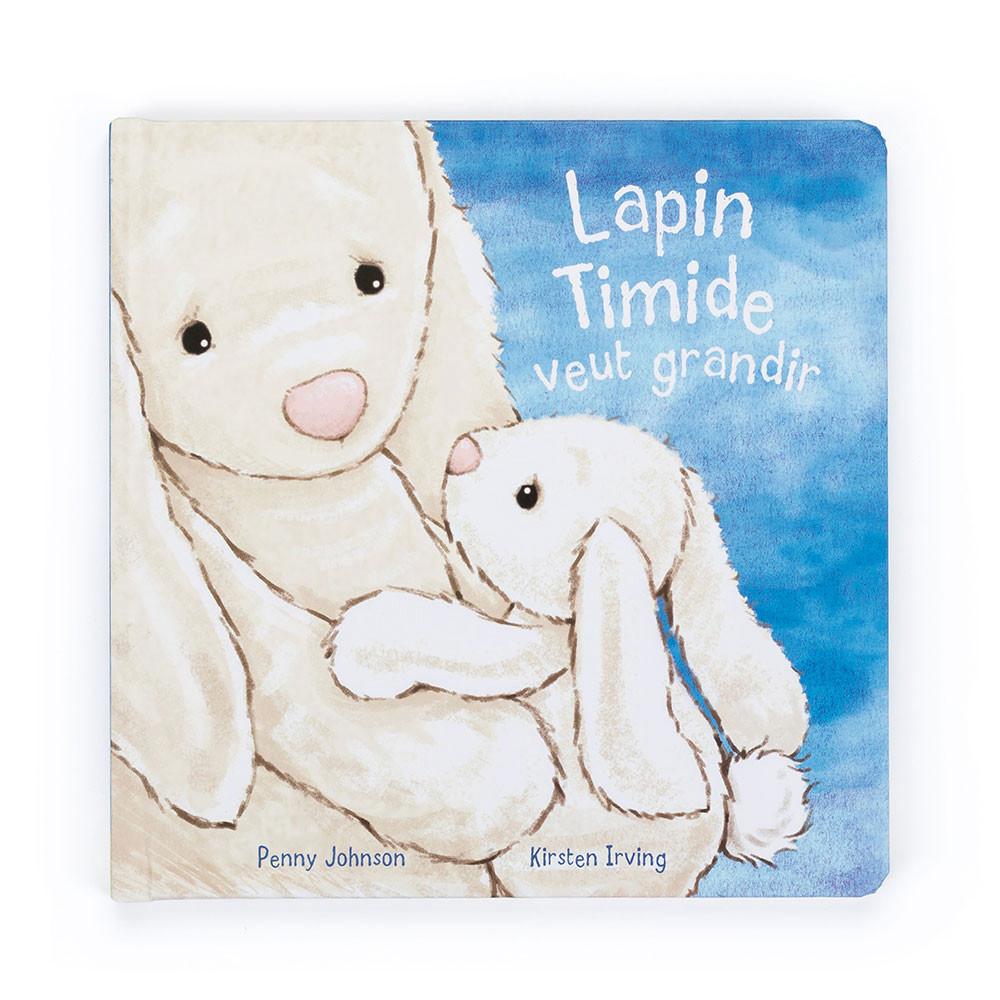Livros Jellycat Lapin Timide Veut Grandir Livre and Bashful Cream Coelhinha Medium Branco | Portugal  LUGWD-2084