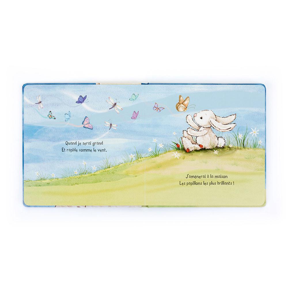 Livros Jellycat Lapin Timide Veut Grandir Livre and Bashful Cream Coelhinha Medium Branco | Portugal  LUGWD-2084