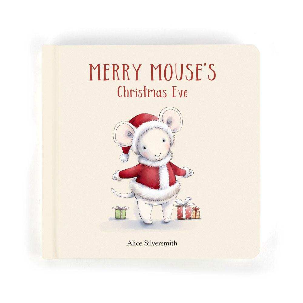 Livros Jellycat Merry Mouse's Christmas Eve and Merry Mouse Branco | Portugal  LRUYZ-4912