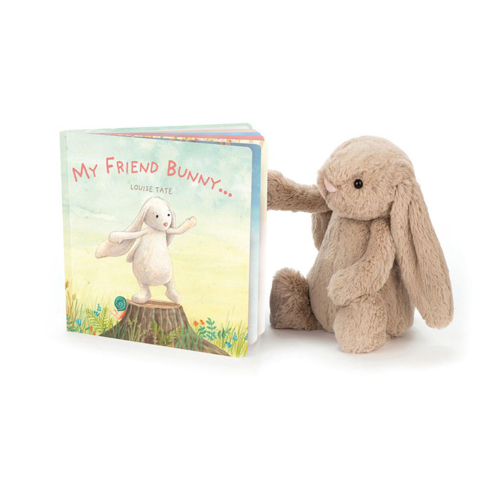 Livros Jellycat My Friend Coelhinha and Bashful Coelhinha Medium Bege | Portugal  RYONC-2038
