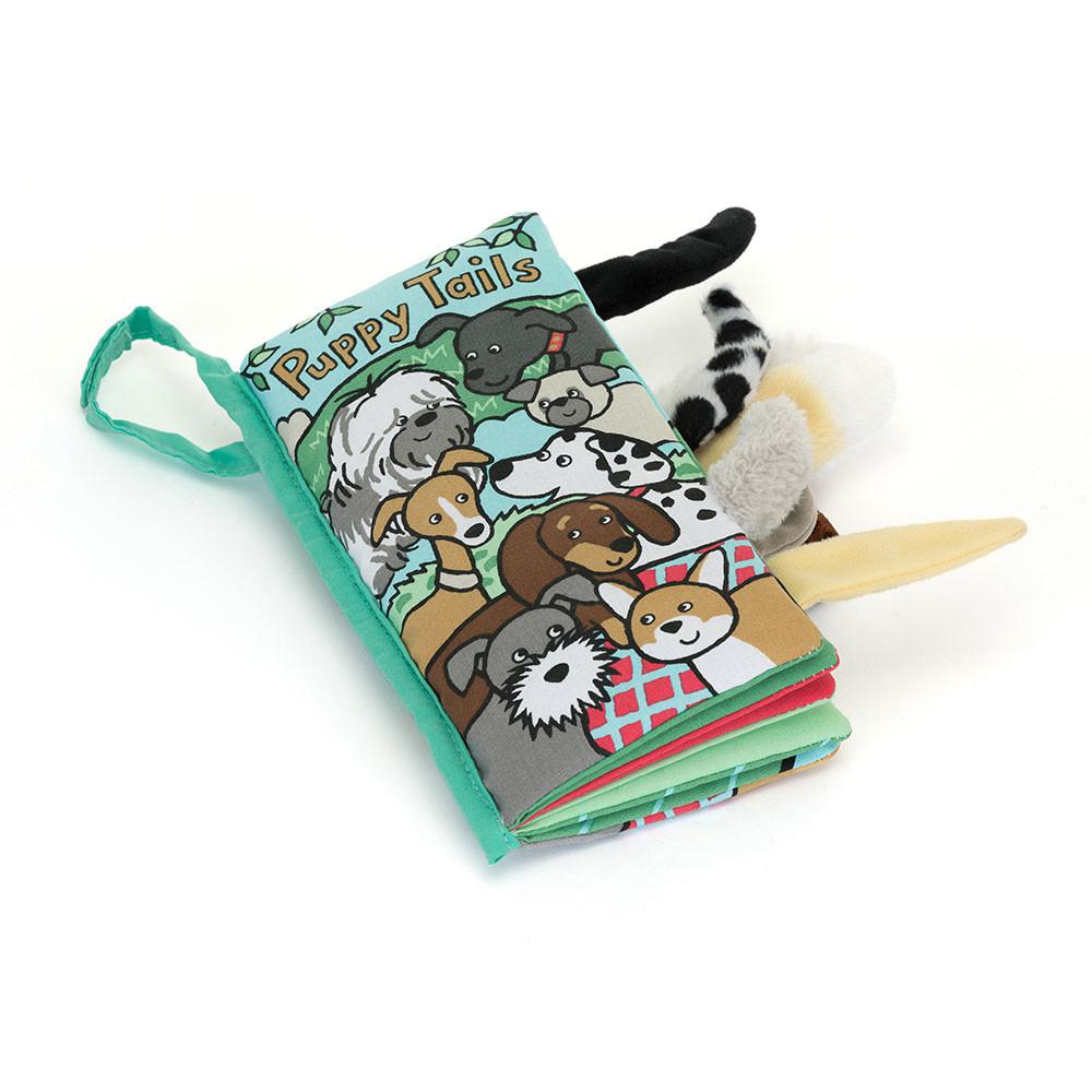 Livros Jellycat Puppy Tails Activity,22cm x 13cm x 5cm Verdes | Portugal  WTHNR-0487