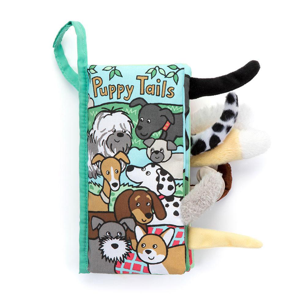 Livros Jellycat Puppy Tails Activity,22cm x 13cm x 5cm Verdes | Portugal  WTHNR-0487