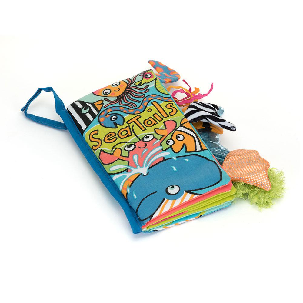 Livros Jellycat Sea Tails,22cm x 13cm x 5cm Azuis | Portugal  FKSPH-9481
