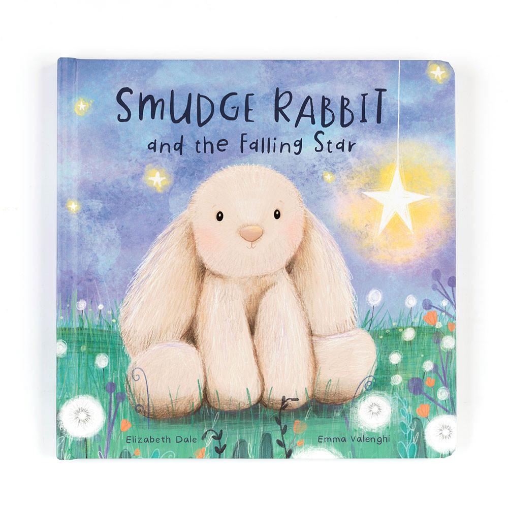 Livros Jellycat Smudge Rabbit and the Falling Star and Smudge Rabbit Medium Bege | Portugal  FXDIL-9062