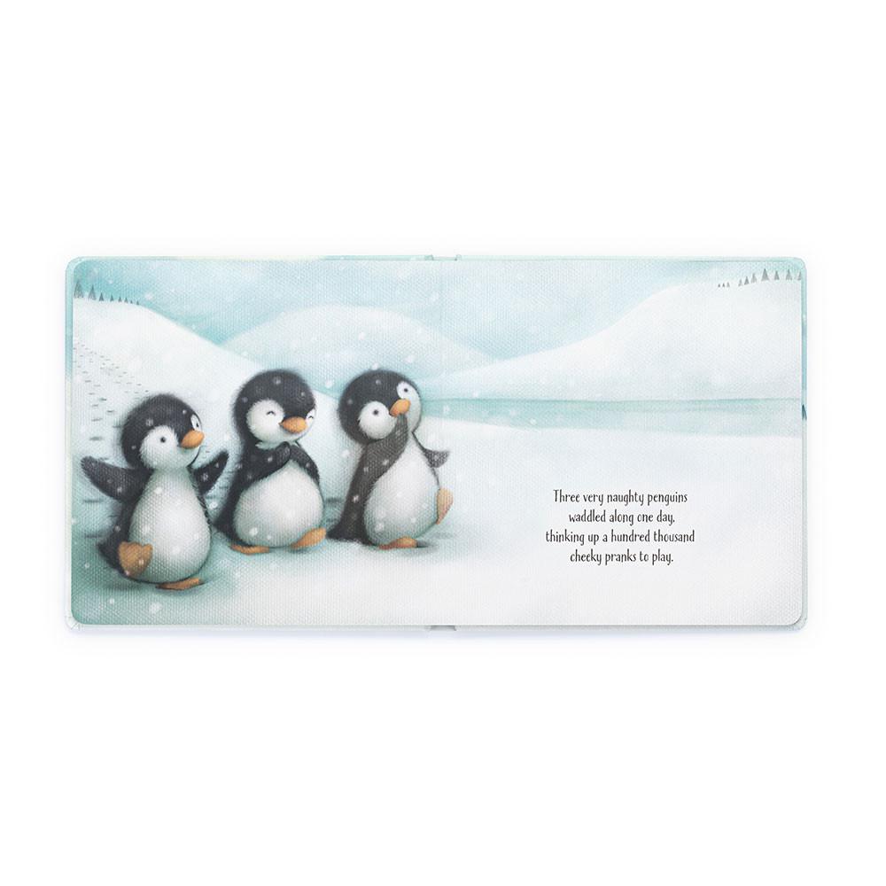 Livros Jellycat The Naughty Penguins and Peanut Penguin Medium Pretas | Portugal  HBDLW-4201