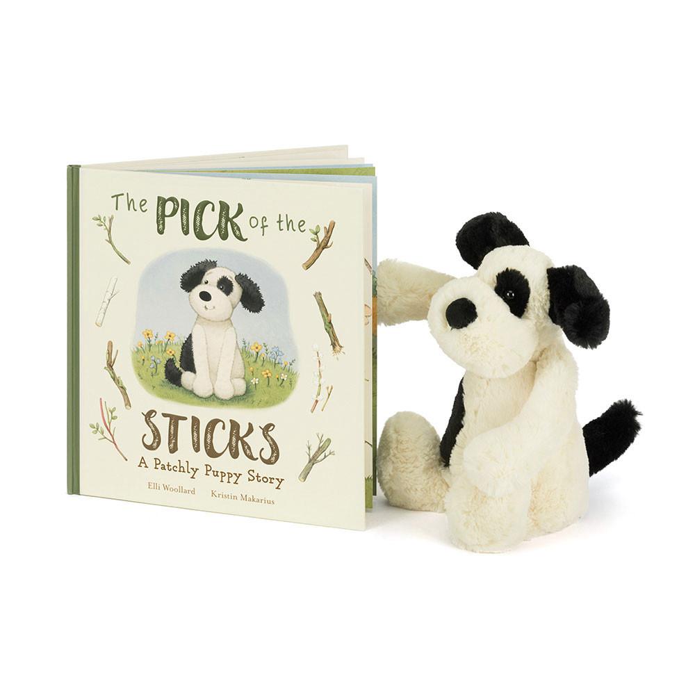 Livros Jellycat The Pick of the Sticks and Bashful Puppy Medium Branco | Portugal  RMHBZ-3608