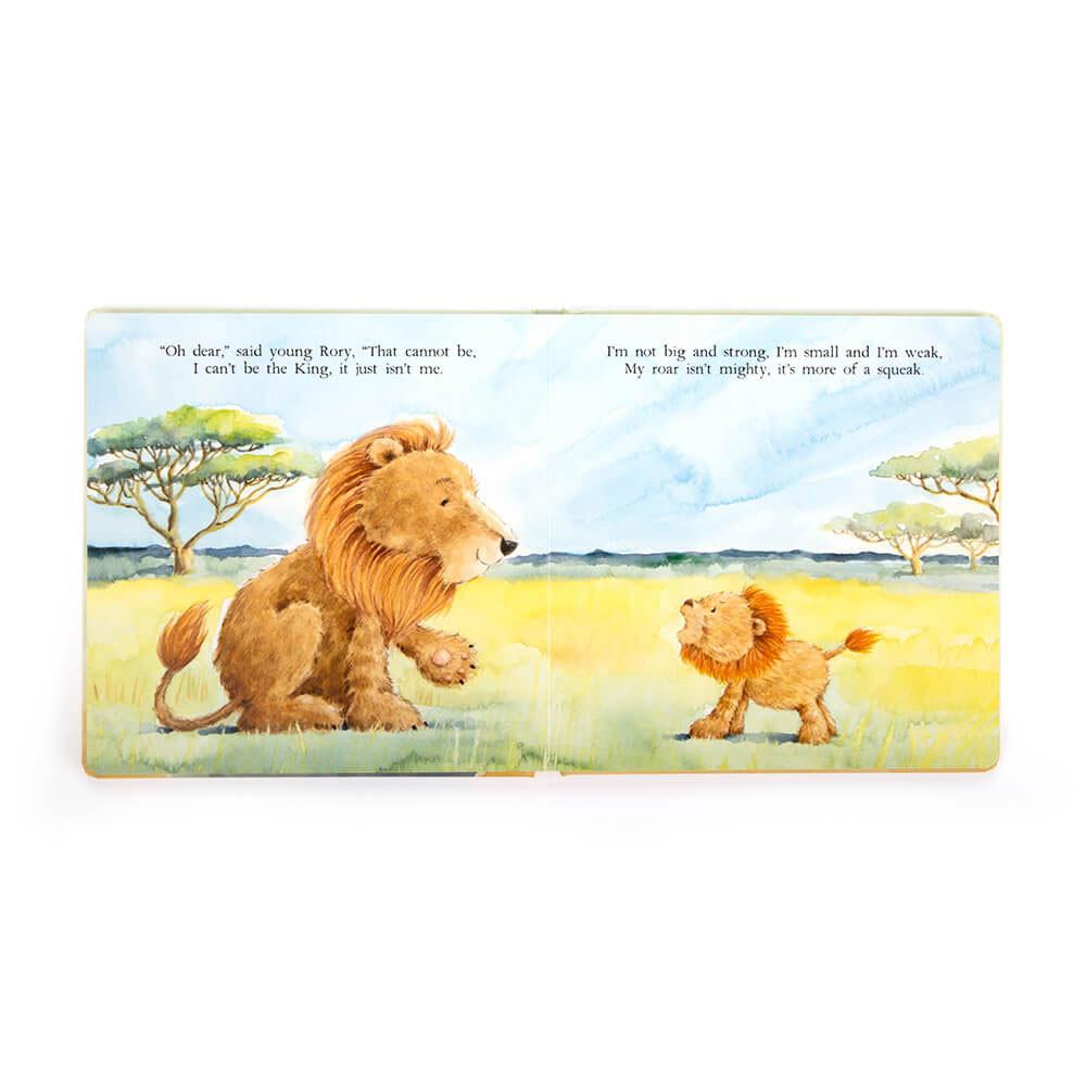 Livros Jellycat The Very Brave Lion and Fuddlewuddle Lion Medium Marrom | Portugal  ELWQV-2895