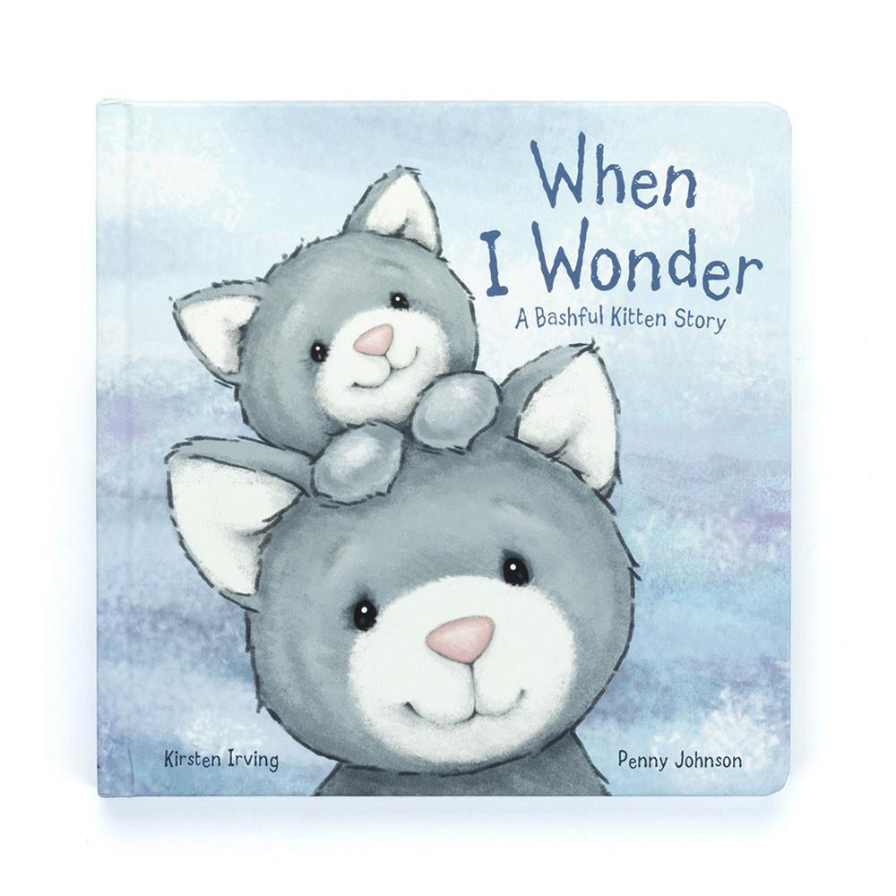Livros Jellycat When I Wonder and Bashful Kitty Medium Cinzentas | Portugal  JAFHG-4982
