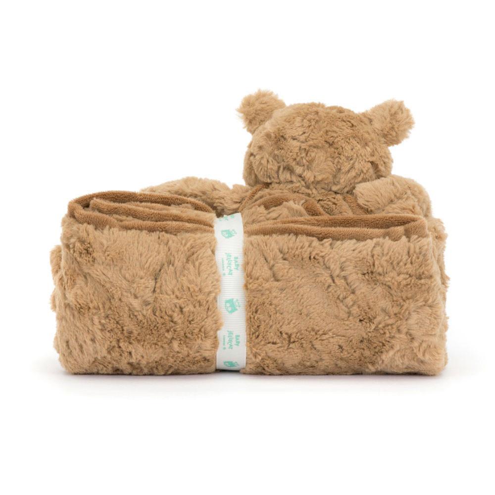 Mantinha Jellycat Bartholomew Bear Blankie,56cm x 70cm x 9cm Marrom | Portugal  UIRMO-4638