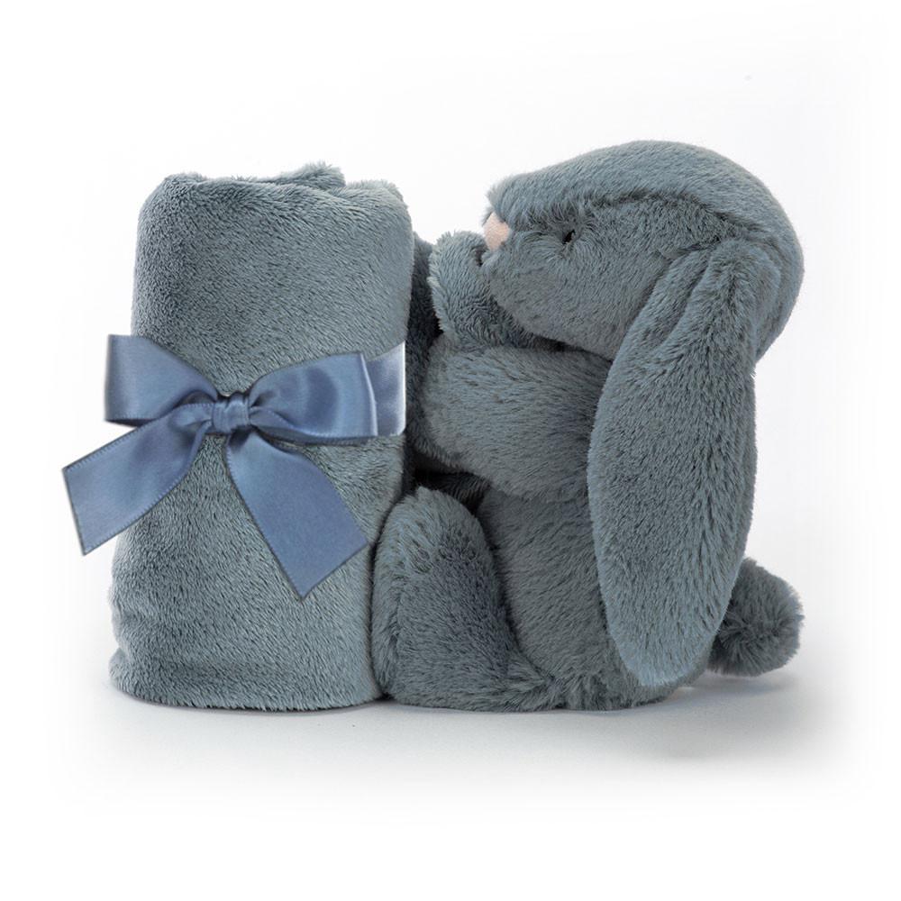 Mantinha Jellycat Bashful Dusky Coelhinha,15cm x 34cm x 34cm Azuis | Portugal  WAXTS-4765