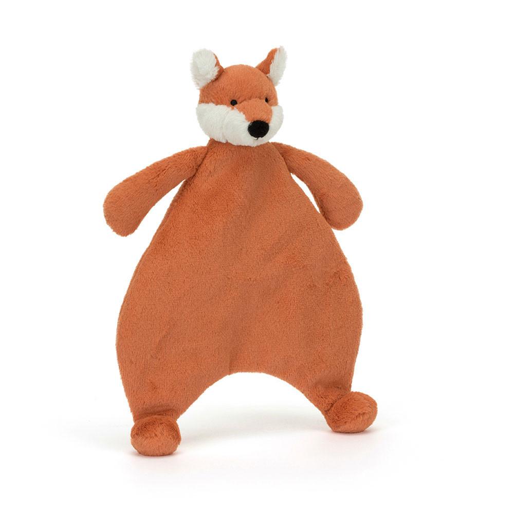 Mantinha Jellycat Bashful Fox Cub,27cm x 20cm x 7cm Laranja | Portugal  NLBTD-2913
