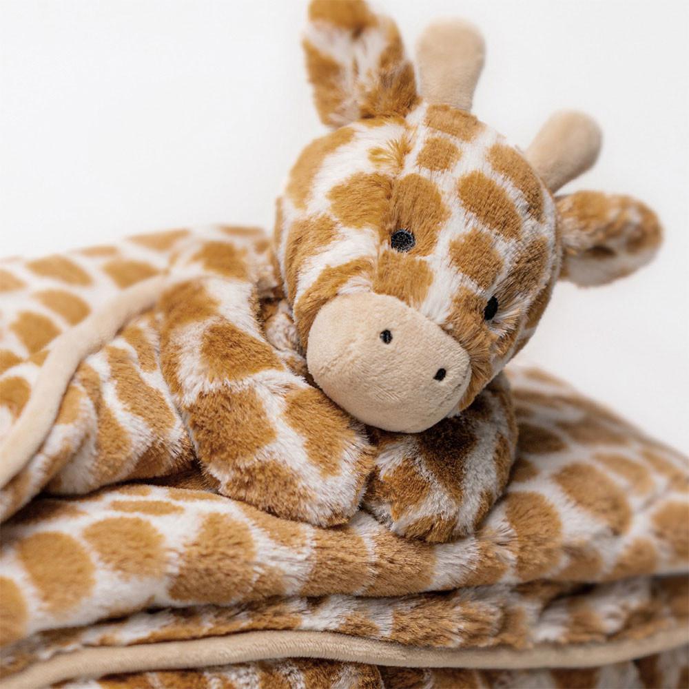 Mantinha Jellycat Bashful Giraffe Blankie,27cm x 20cm x 7cm Laranja | Portugal  KZIEY-2907