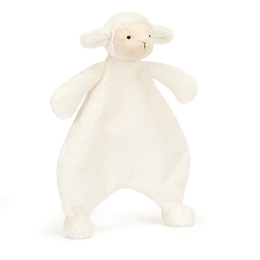 Mantinha Jellycat Bashful Lamb,27cm x 20cm x 7cm Branco | Portugal  LXYMB-5132