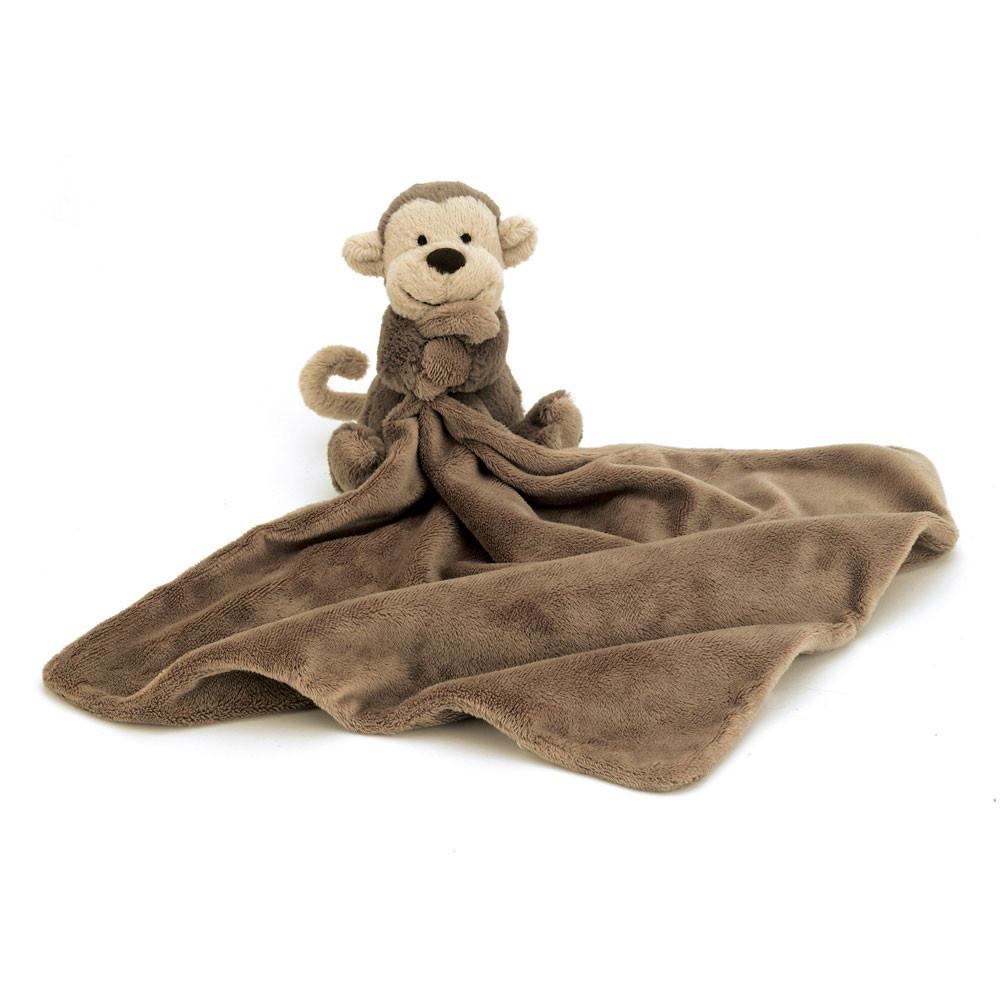 Mantinha Jellycat Bashful Monkey,15cm x 34cm x 34cm Marrom | Portugal  SPZWA-3257