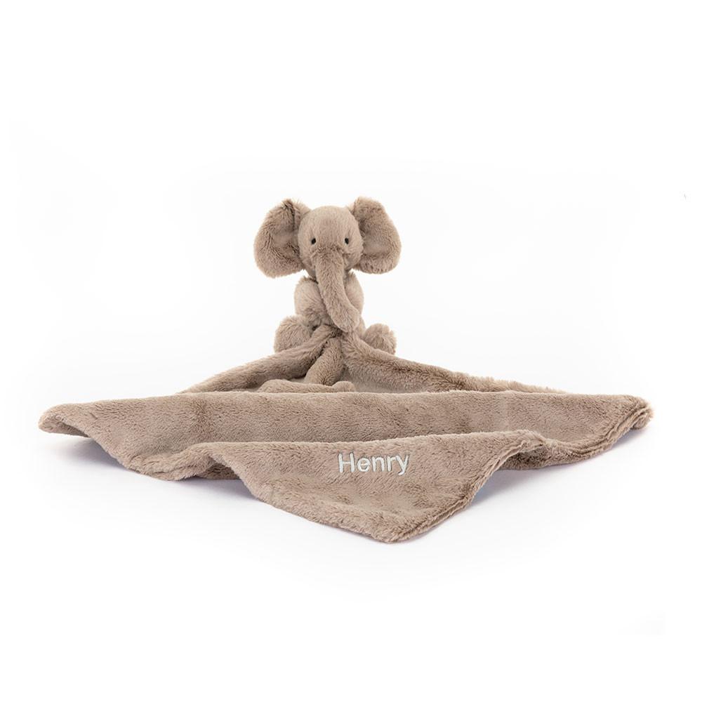 Mantinha Jellycat Smudge Elephant,15cm x 34cm x 34cm Cinzentas | Portugal  TGPHN-1394
