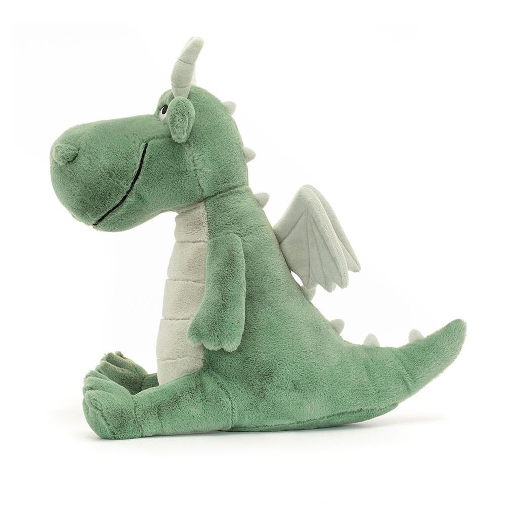 Peluche Jellycat Adon Dragon,32cm x 15cm x 16cm Verdes | Portugal  YJAFL-5297