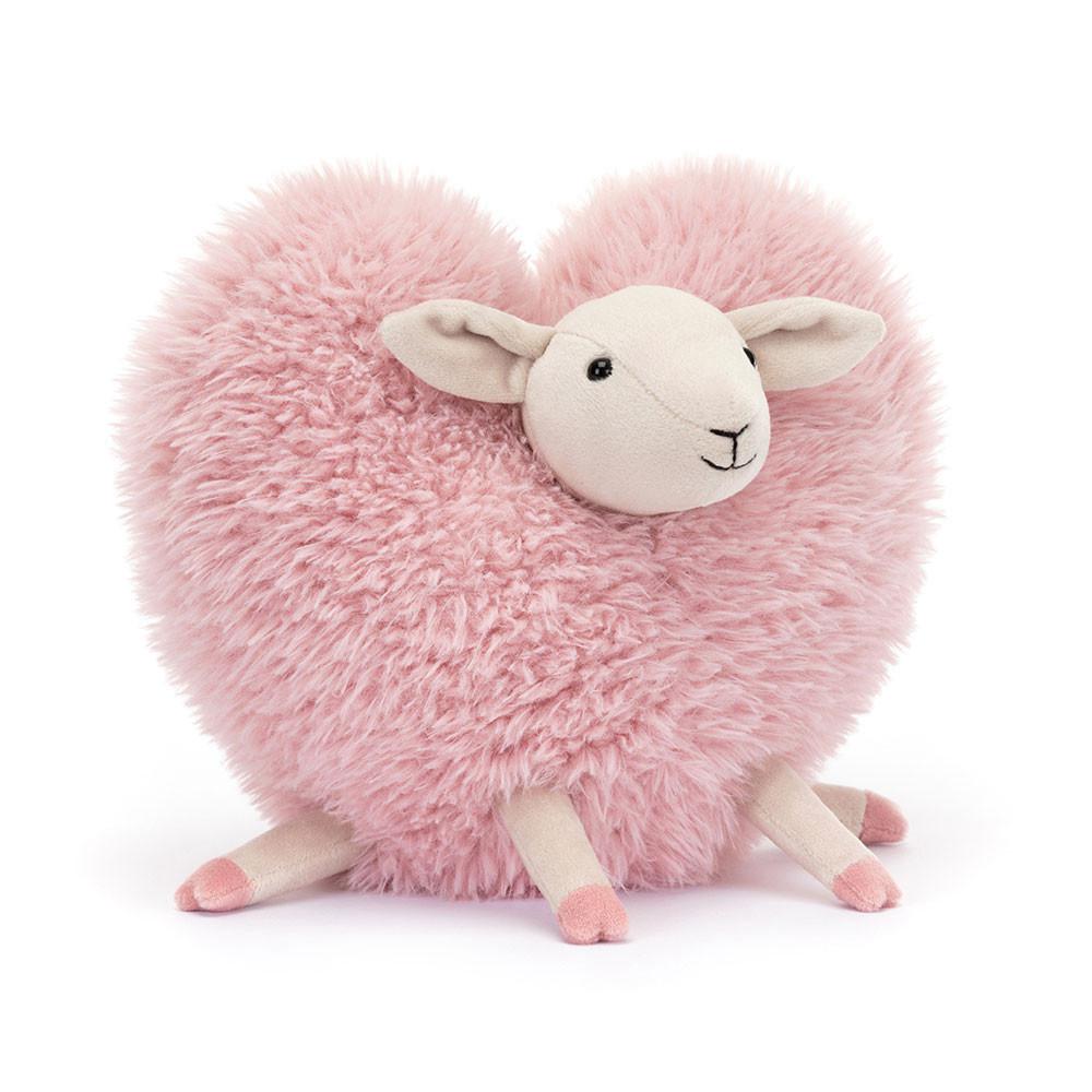 Peluche Jellycat Aimee Sheep,21cm x 22cm x 12cm Rosa | Portugal  SDKJU-8406