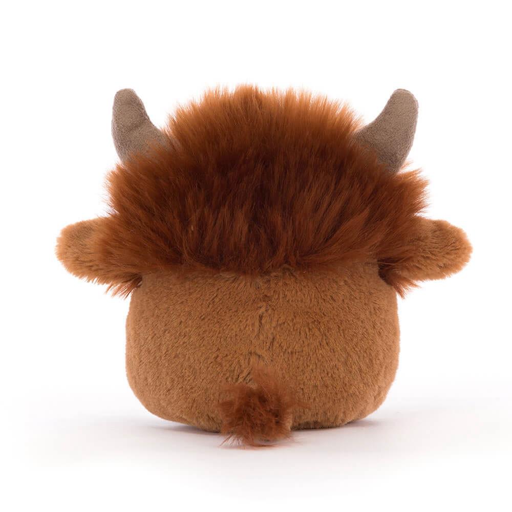 Peluche Jellycat Amuseabean Highland Cow,12cm x 9cm x 6cm Marrom | Portugal  YVECJ-3512