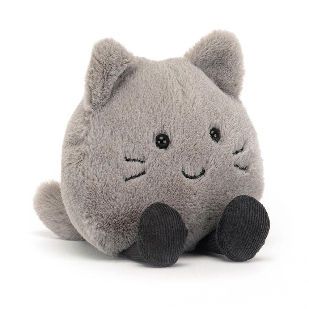 Peluche Jellycat Amuseabean Kitty,4.7in x 3.5in x 2.4in Cinzentas | Portugal  NXQOC-9531