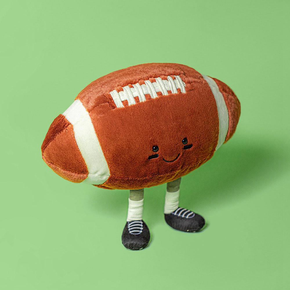 Peluche Jellycat Amuseables American Football,25cm x 28cm x 16cm Marrom | Portugal  KERVS-5176