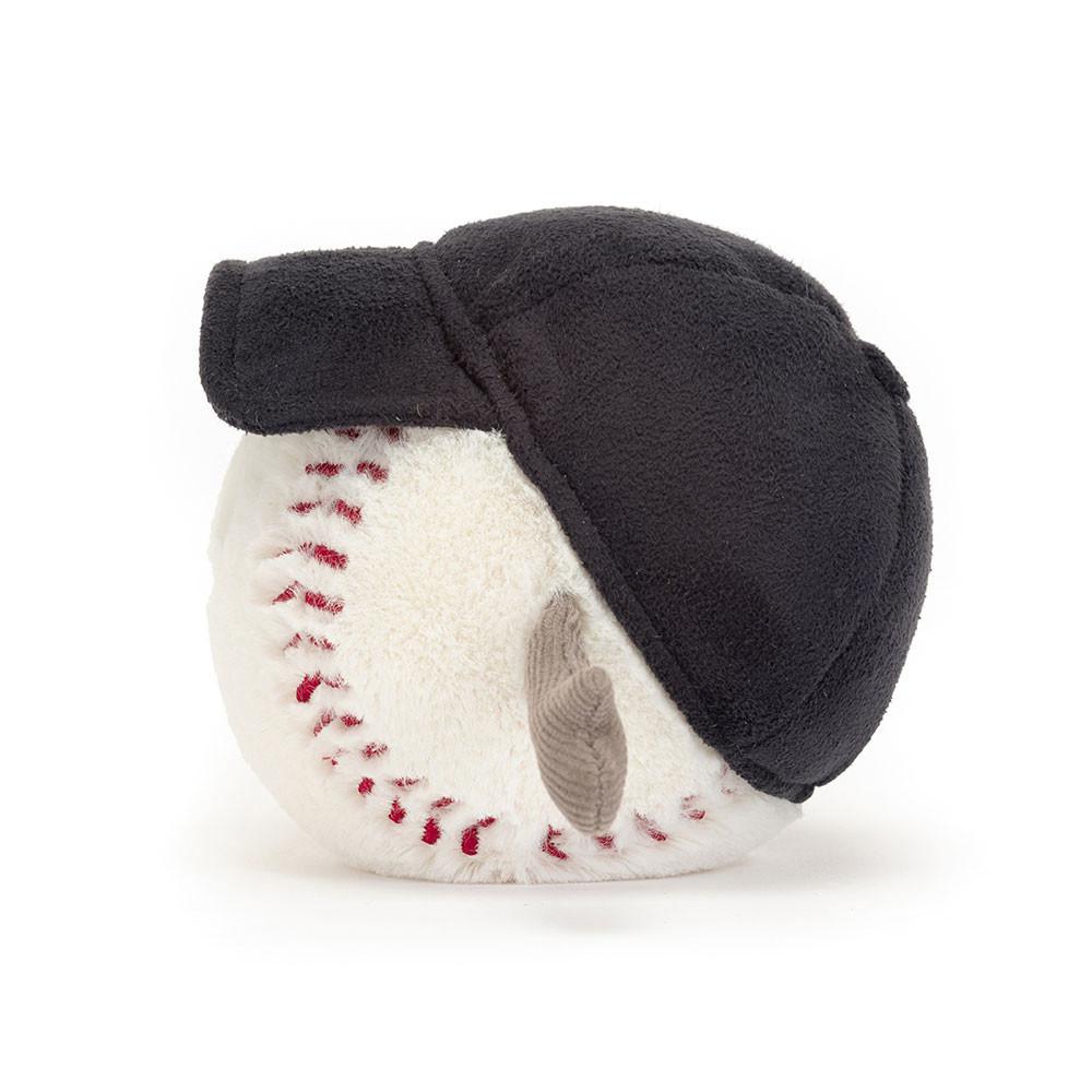 Peluche Jellycat Amuseables Baseball,10cm x 10cm x 10cm Branco | Portugal  QVHWG-7508