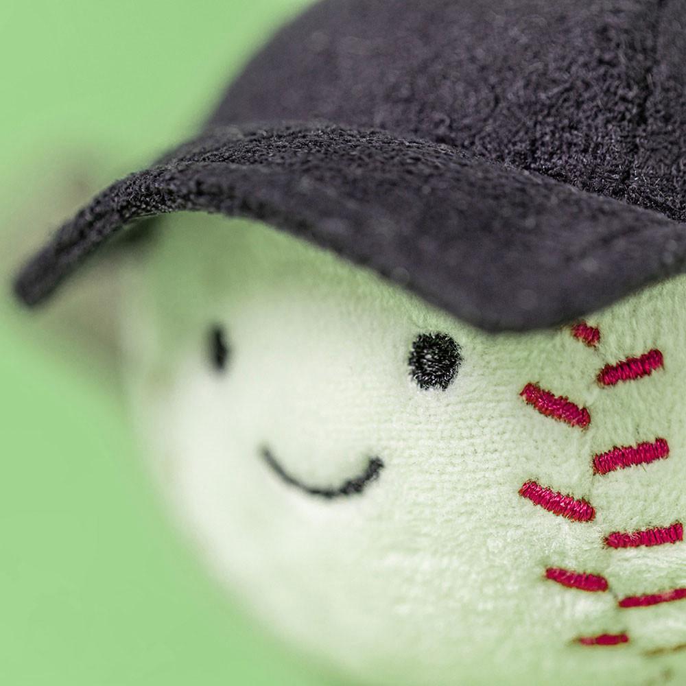 Peluche Jellycat Amuseables Baseball,12cm x 6cm x 6cm Branco | Portugal  UIXEH-9167