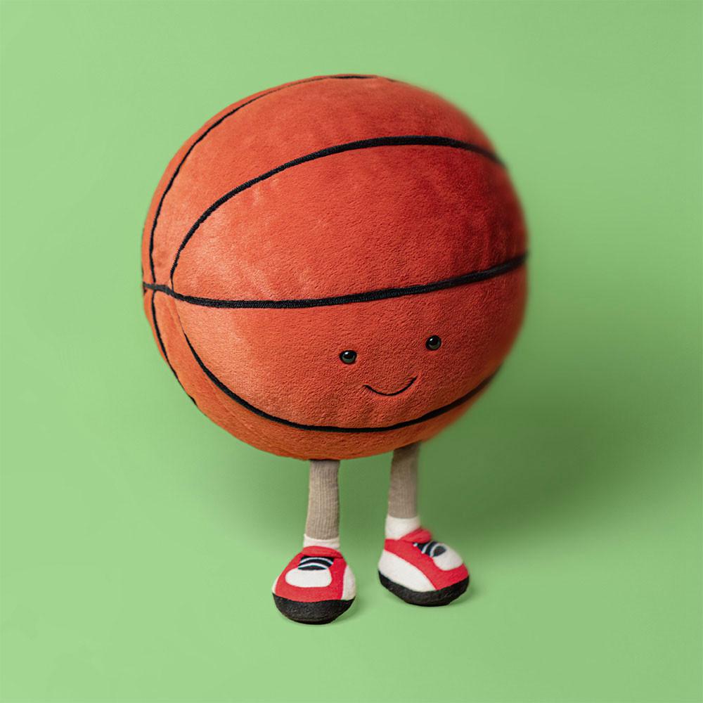 Peluche Jellycat Amuseables Basketball,32cm x 22cm x 22cm Laranja | Portugal  DJNTV-0387