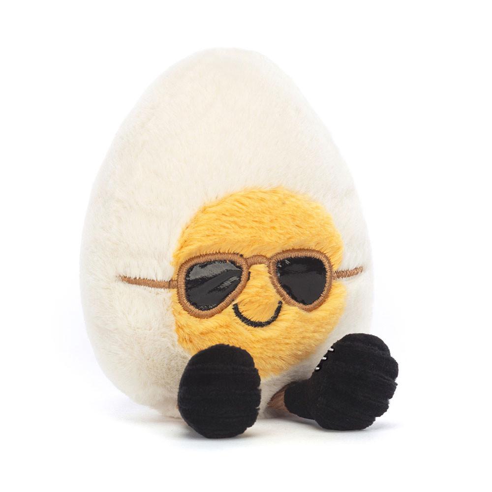 Peluche Jellycat Amuseables Boiled Egg Chic,14cm x 9cm x 4cm Branco | Portugal  QFMDH-4623