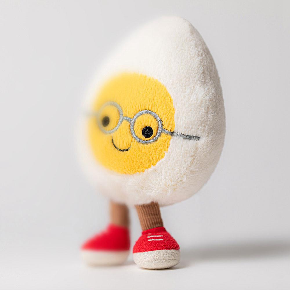 Peluche Jellycat Amuseables Boiled Egg Geek,14cm x 9cm x 4cm Branco | Portugal  MBAIP-7204