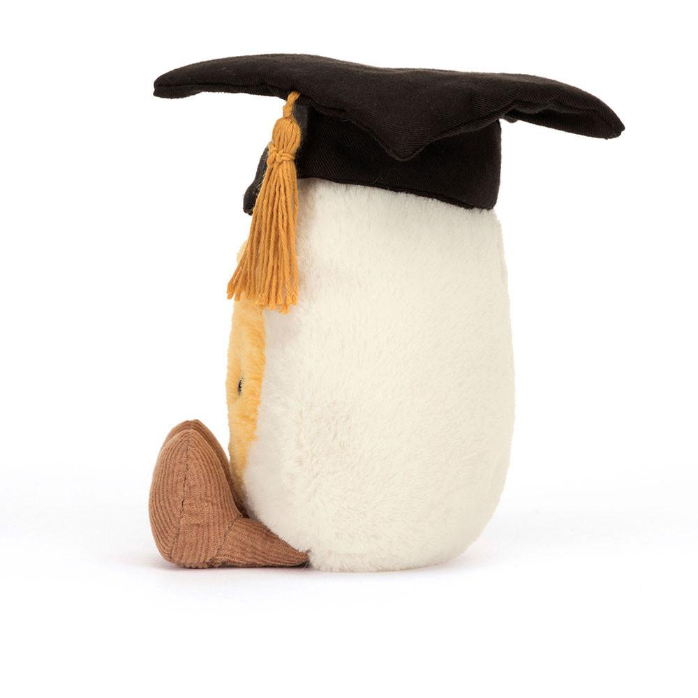 Peluche Jellycat Amuseables Boiled Egg Graduation,14cm x 9cm x 4cm Branco | Portugal  UGDWE-9830