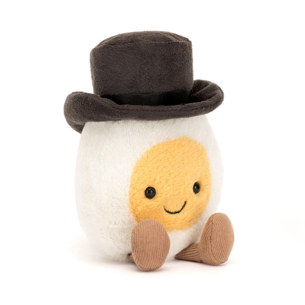 Peluche Jellycat Amuseables Boiled Egg Groom,15cm x 9cm x 4cm Branco | Portugal  FULWK-0342