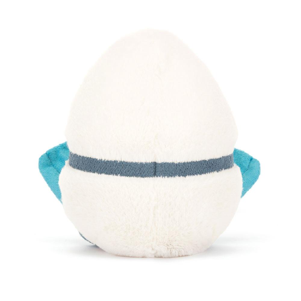 Peluche Jellycat Amuseables Boiled Egg Scuba,14cm x 9cm x 4cm Branco | Portugal  RKZYX-6054