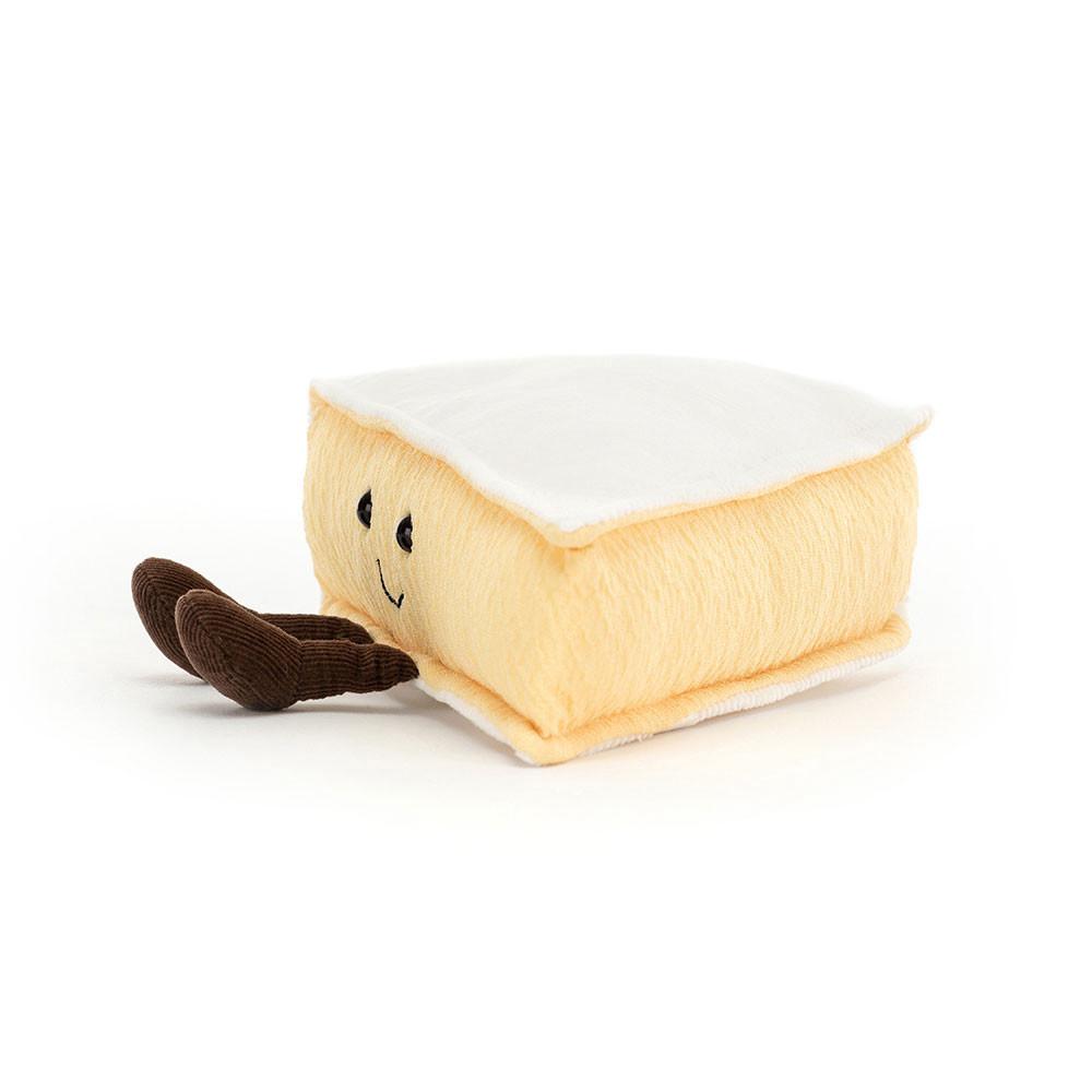 Peluche Jellycat Amuseables Brie,9cm x 22cm x 13cm Branco | Portugal  TOZVP-7069