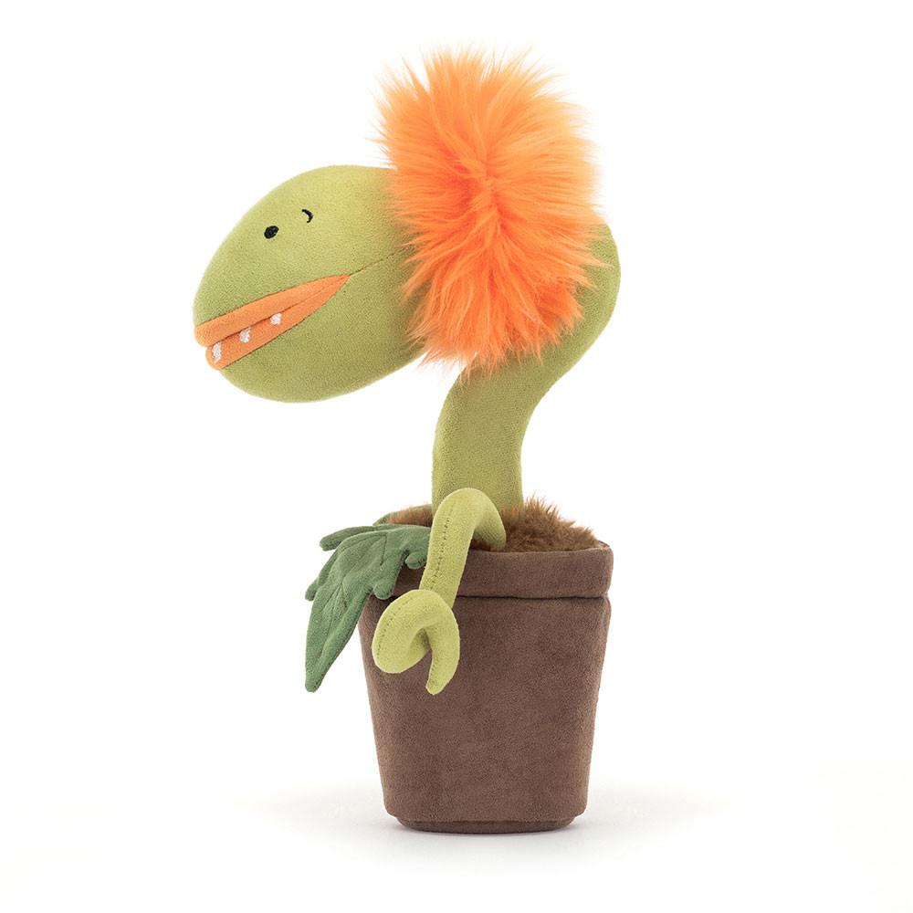 Peluche Jellycat Amuseables Carniflore Tammie,27cm x 8cm x 8cm Laranja | Portugal  QEXOZ-8250