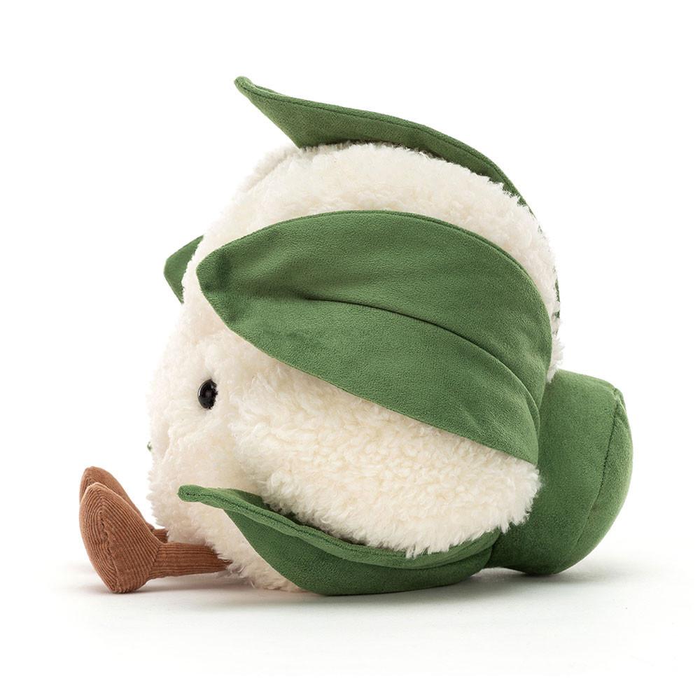 Peluche Jellycat Amuseables Cauliflower,20cm x 17cm x 13cm Branco | Portugal  BGSYA-8176