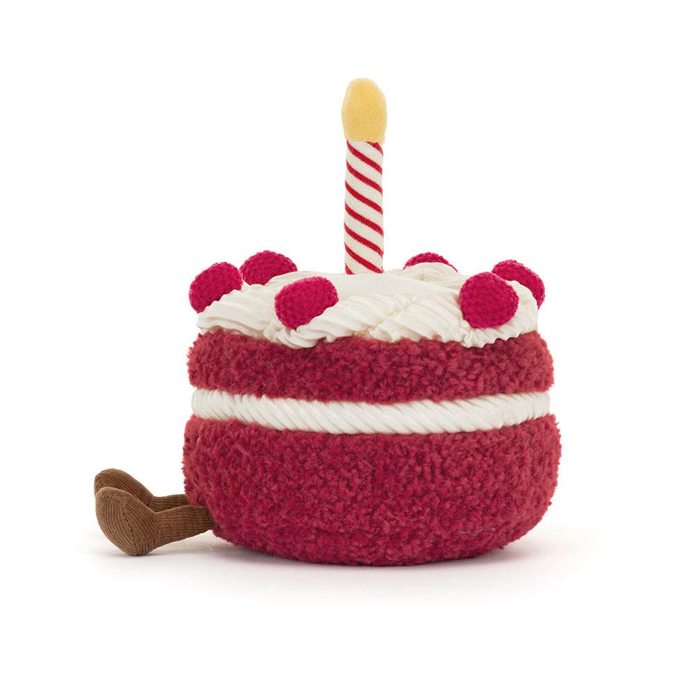 Peluche Jellycat Amuseables Cheri Cake,12cm x 13cm x 12cm Vermelhas | Portugal  HJALP-2170