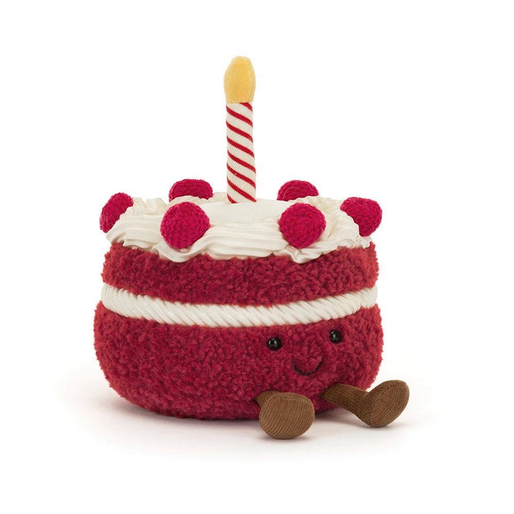 Peluche Jellycat Amuseables Cheri Cake,12cm x 13cm x 12cm Vermelhas | Portugal  HJALP-2170