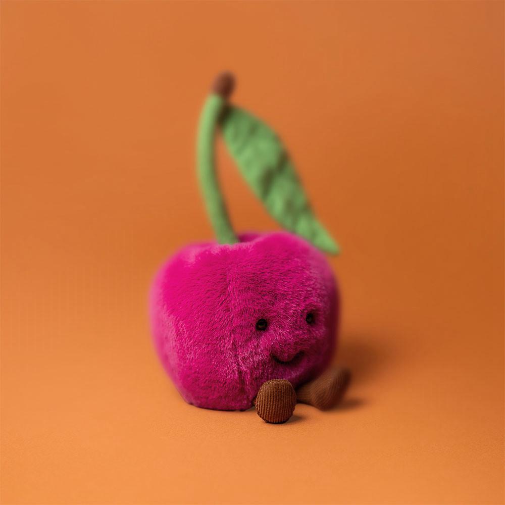 Peluche Jellycat Amuseables Cherry,12cm x 10cm x 9cm Vermelhas | Portugal  WRIJU-7926