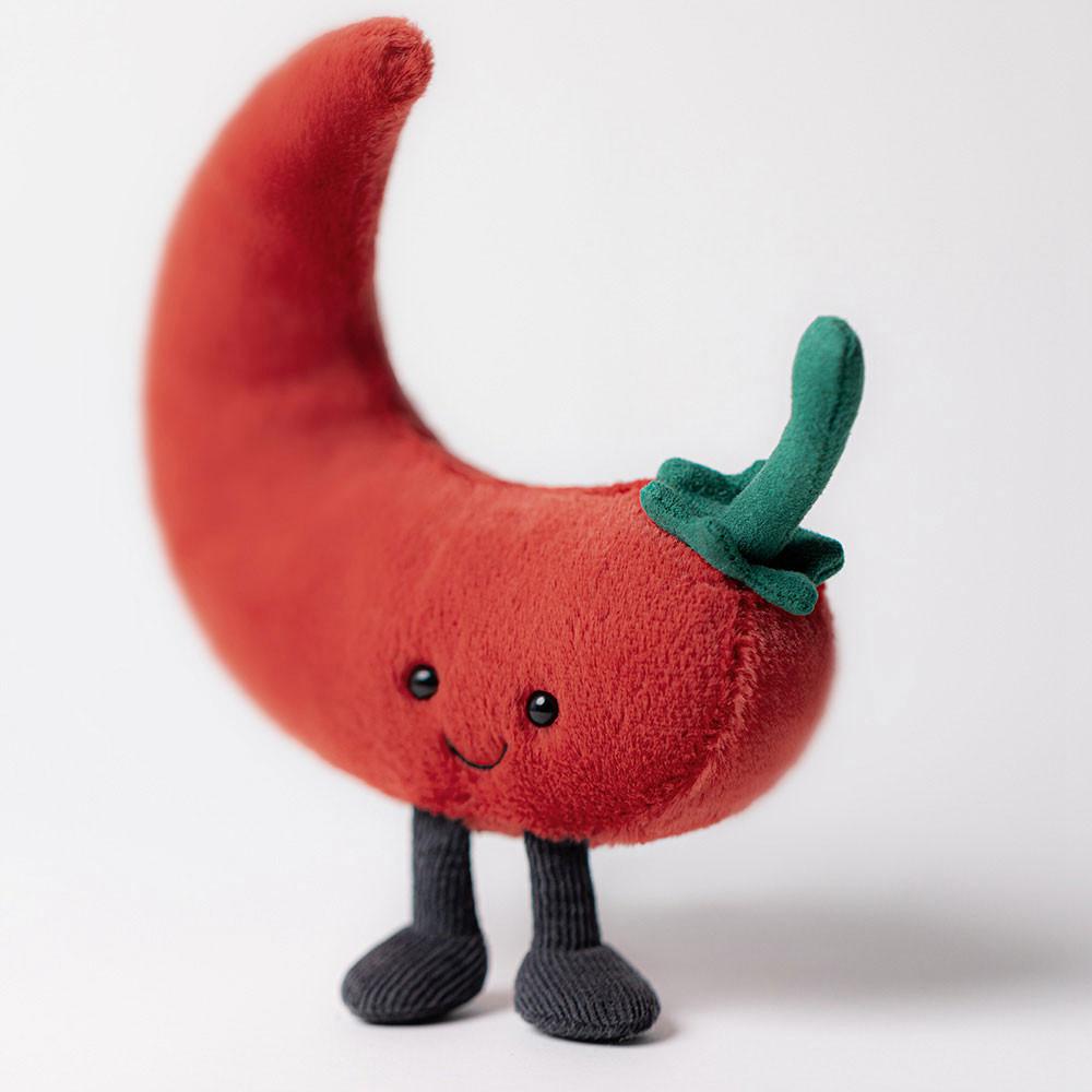 Peluche Jellycat Amuseables Chilli Pepper,17cm x 13cm x 5cm Vermelhas | Portugal  WHTGA-8410