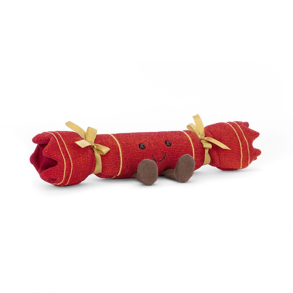Peluche Jellycat Amuseables Cracker,5cm x 25cm x 5cm Vermelhas | Portugal  FCHPI-2605