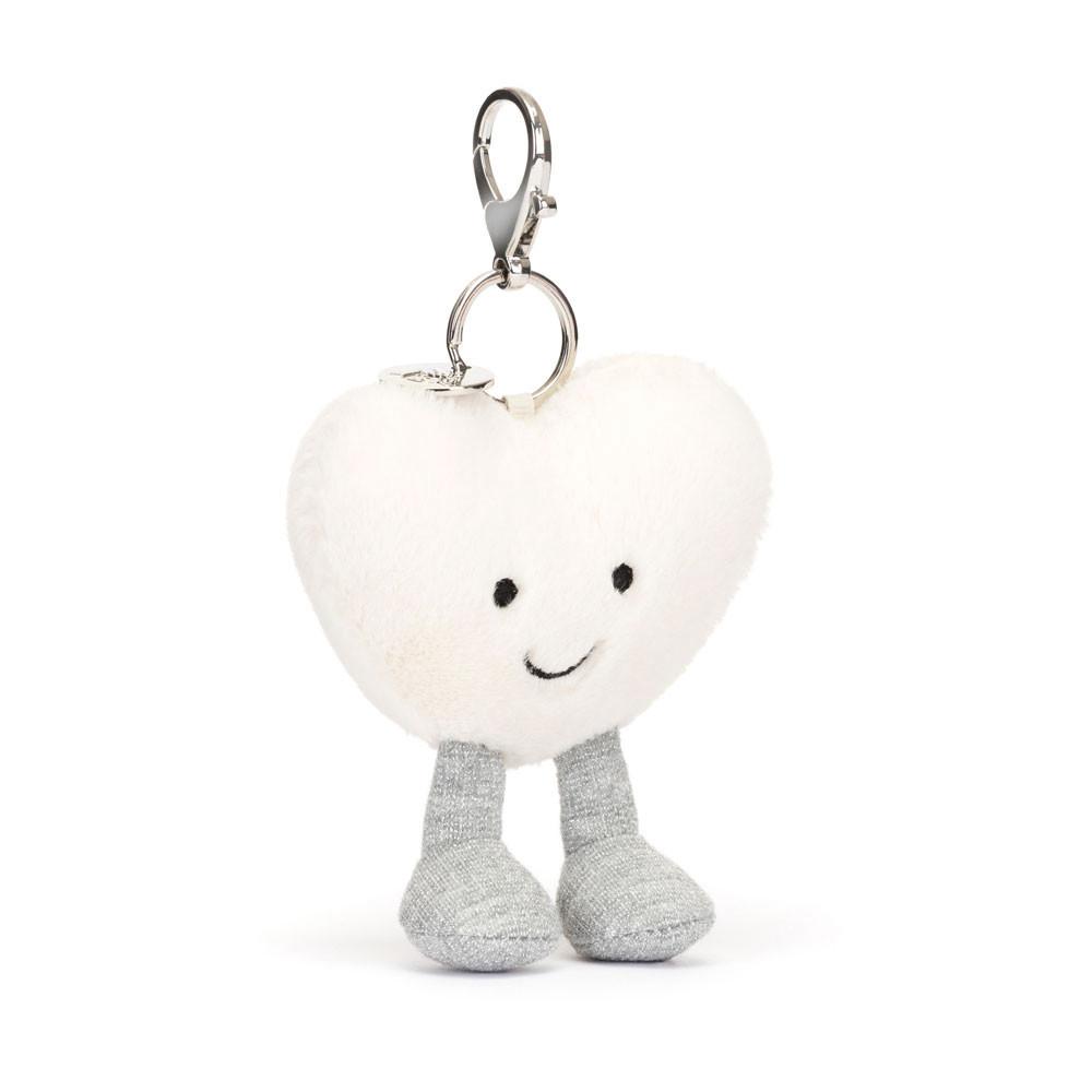 Peluche Jellycat Amuseables Cream Heart,13cm x 9cm x 3cm Branco | Portugal  TJXBQ-4326