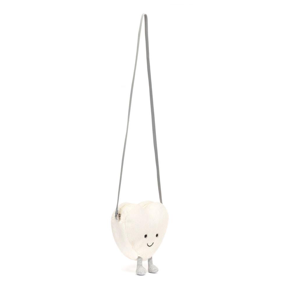 Peluche Jellycat Amuseables Cream Heart,17cm x 18cm x 5cm Branco | Portugal  EKDOQ-7018