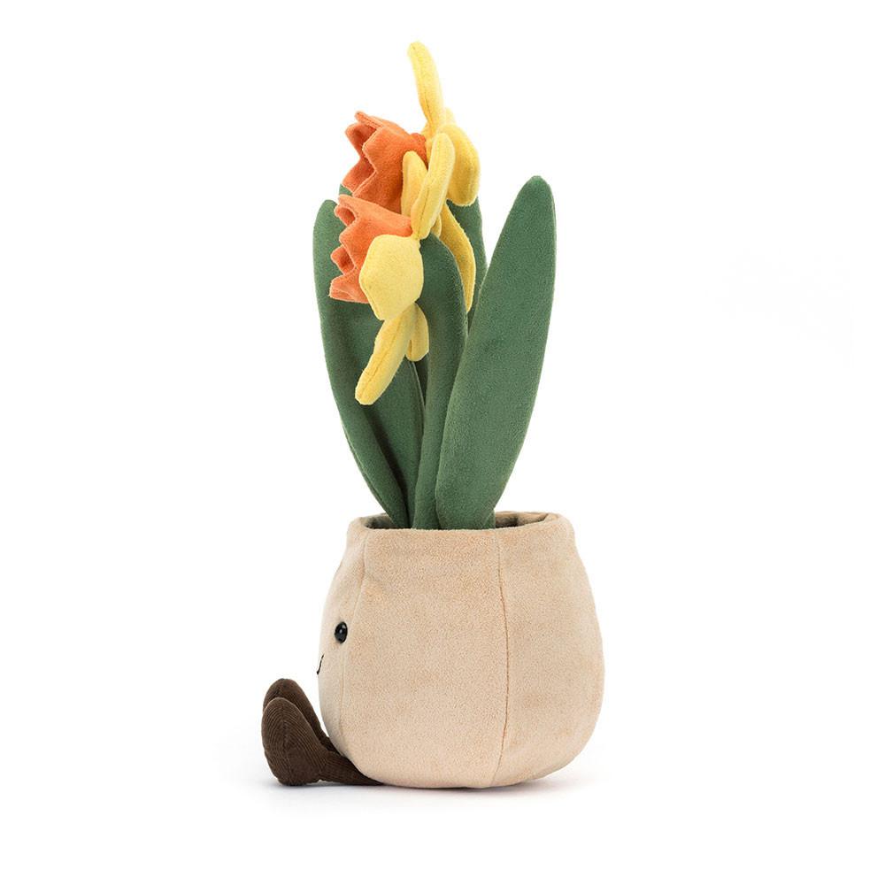 Peluche Jellycat Amuseables Daffodil Pot,29cm x 11cm x 11cm Amarelas | Portugal  PYANC-8635