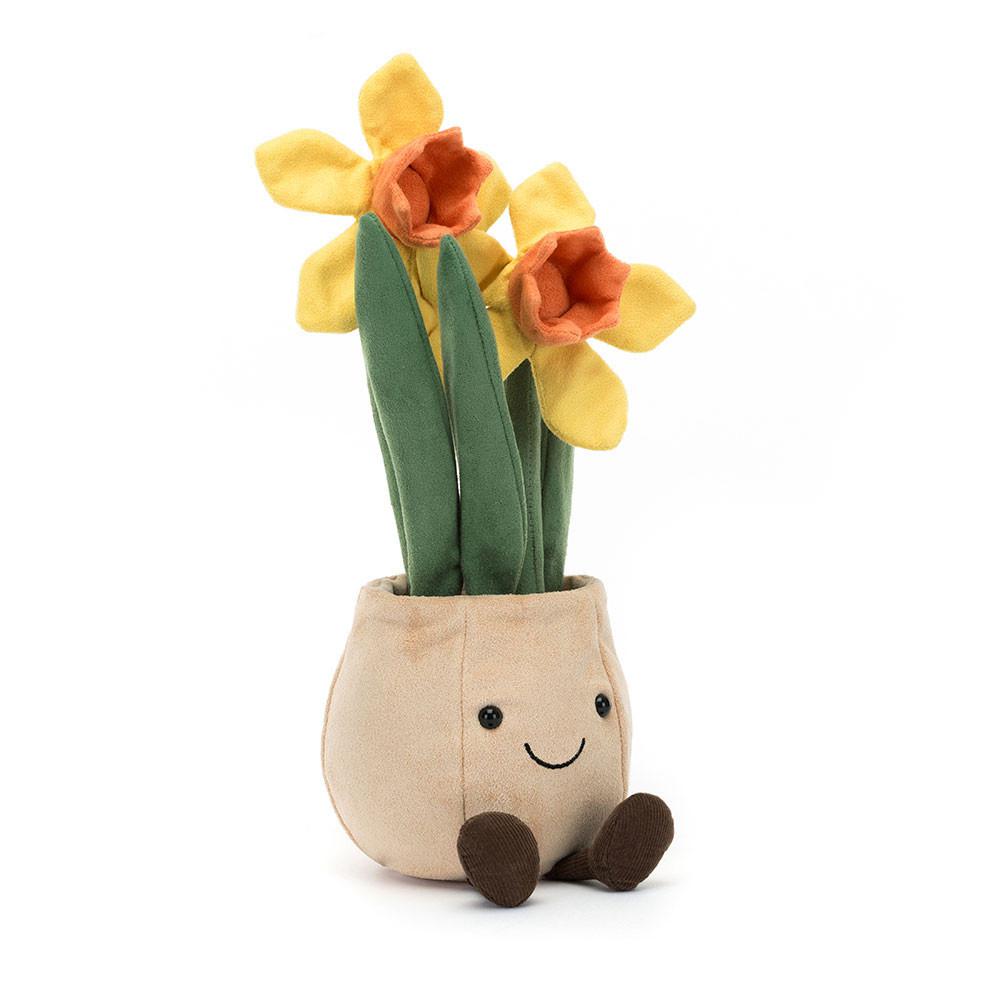 Peluche Jellycat Amuseables Daffodil Pot,29cm x 11cm x 11cm Amarelas | Portugal  PYANC-8635