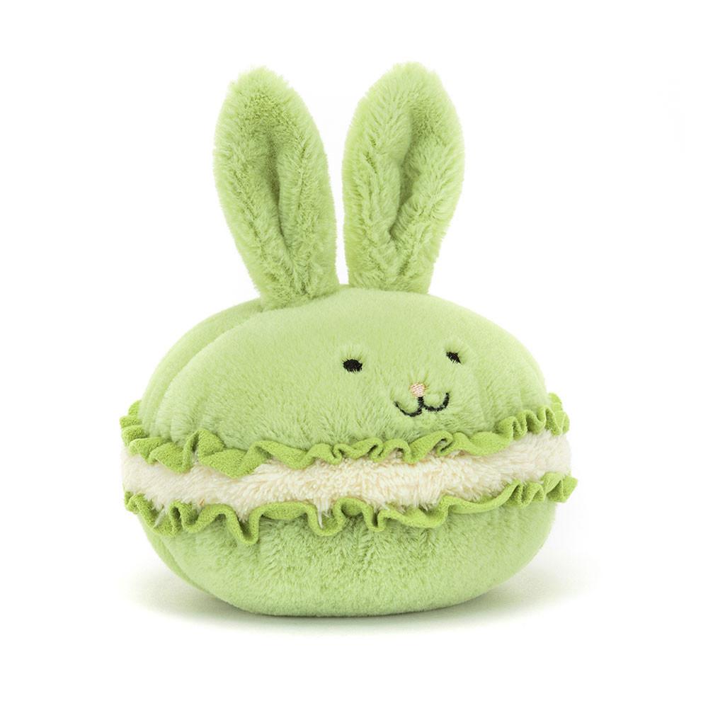 Peluche Jellycat Amuseables Dainty Dessert Coelhinha Macaron,12cm x 12cm x 12cm Verdes | Portugal  HWURM-3047