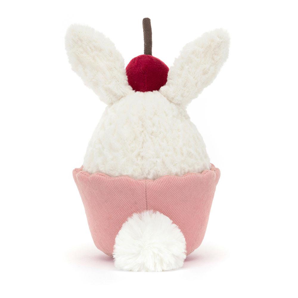 Peluche Jellycat Amuseables Dainty Dessert Coelhinha Cupcake,14cm x 10cm x 9cm Branco | Portugal  USZTL-5781