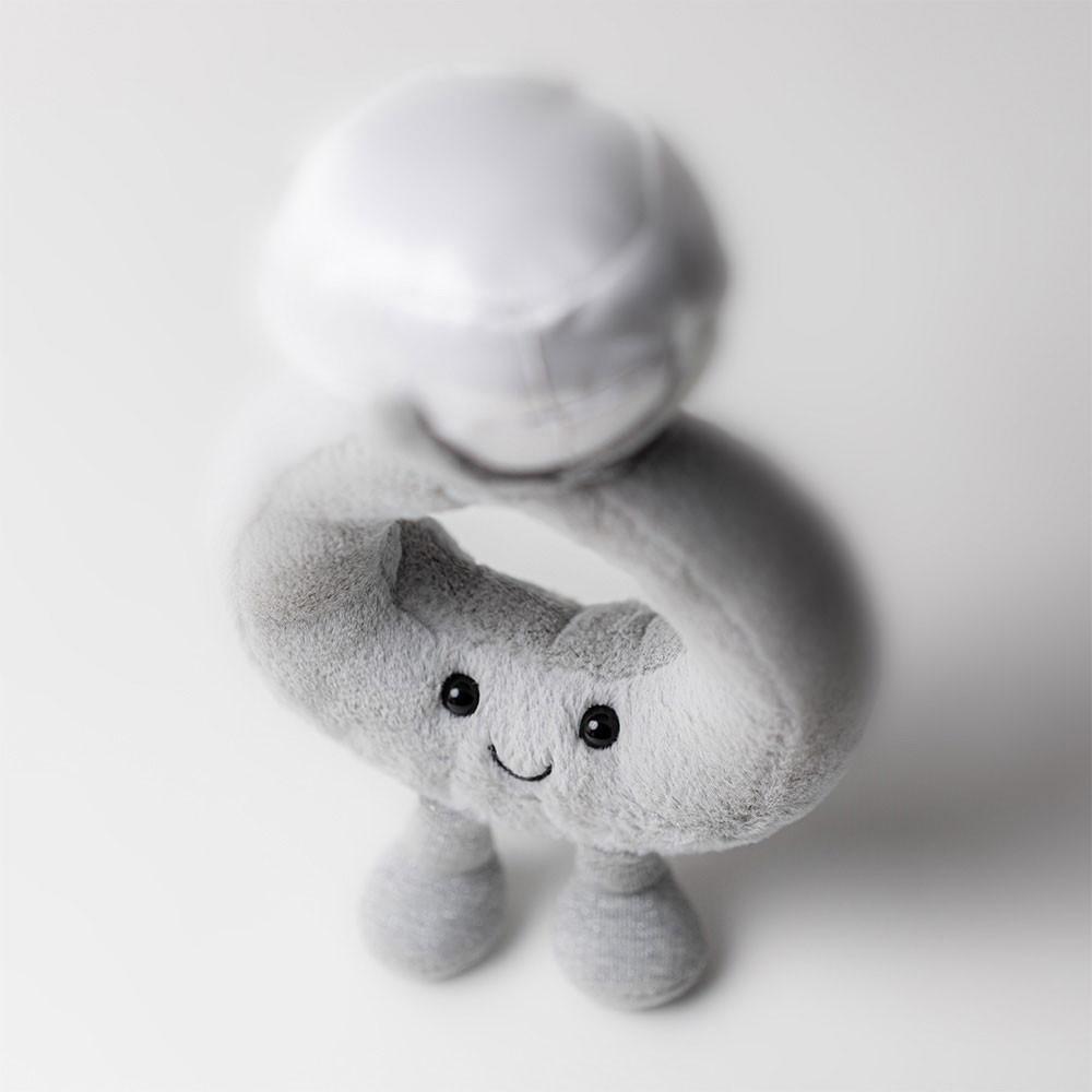 Peluche Jellycat Amuseables Diamond Ring,20cm x 12cm x 5cm Cinzentas | Portugal  DAYMR-2095