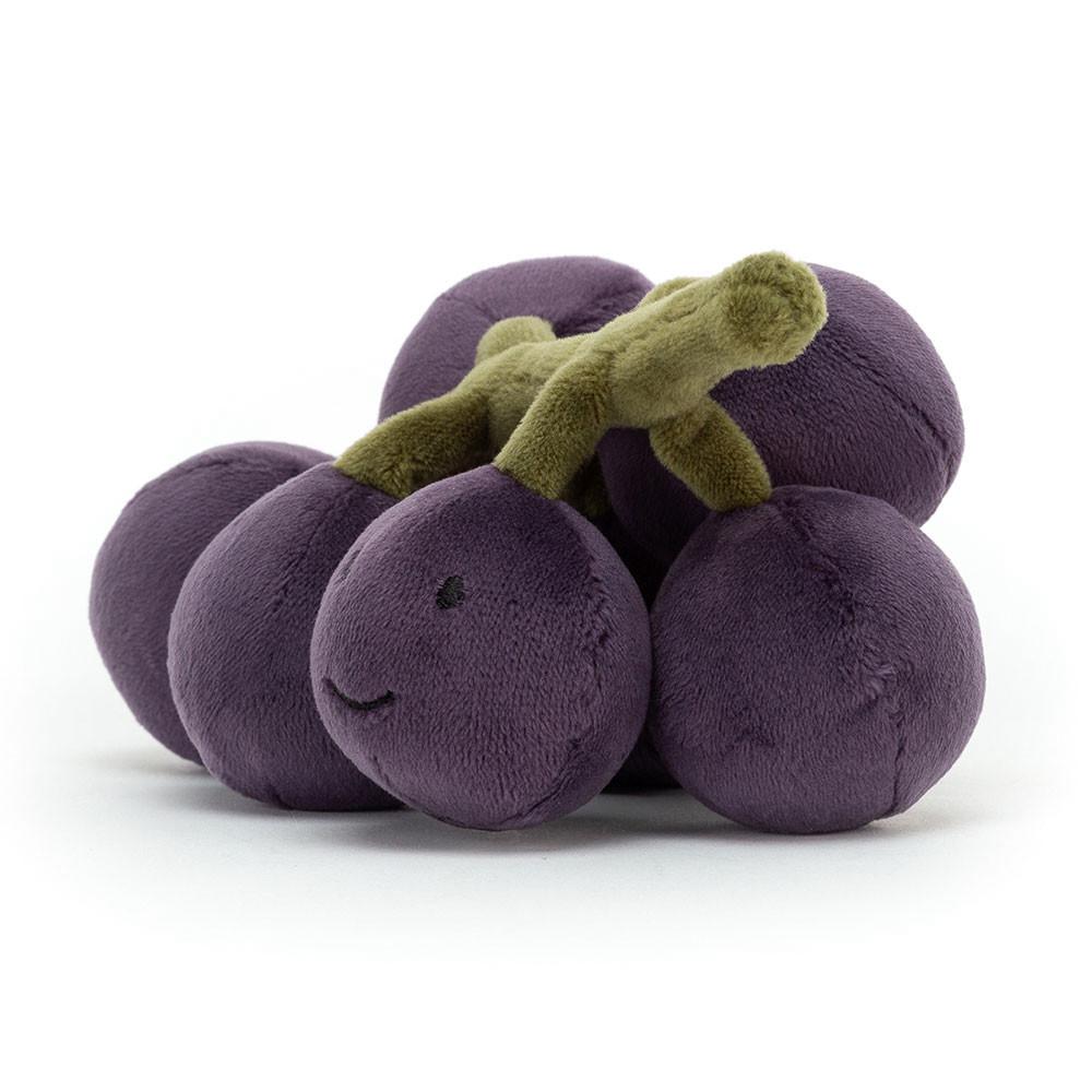 Peluche Jellycat Amuseables Fabulous Fruit Grapes,17cm x 9cm x 9cm Roxo | Portugal  USBIT-6749