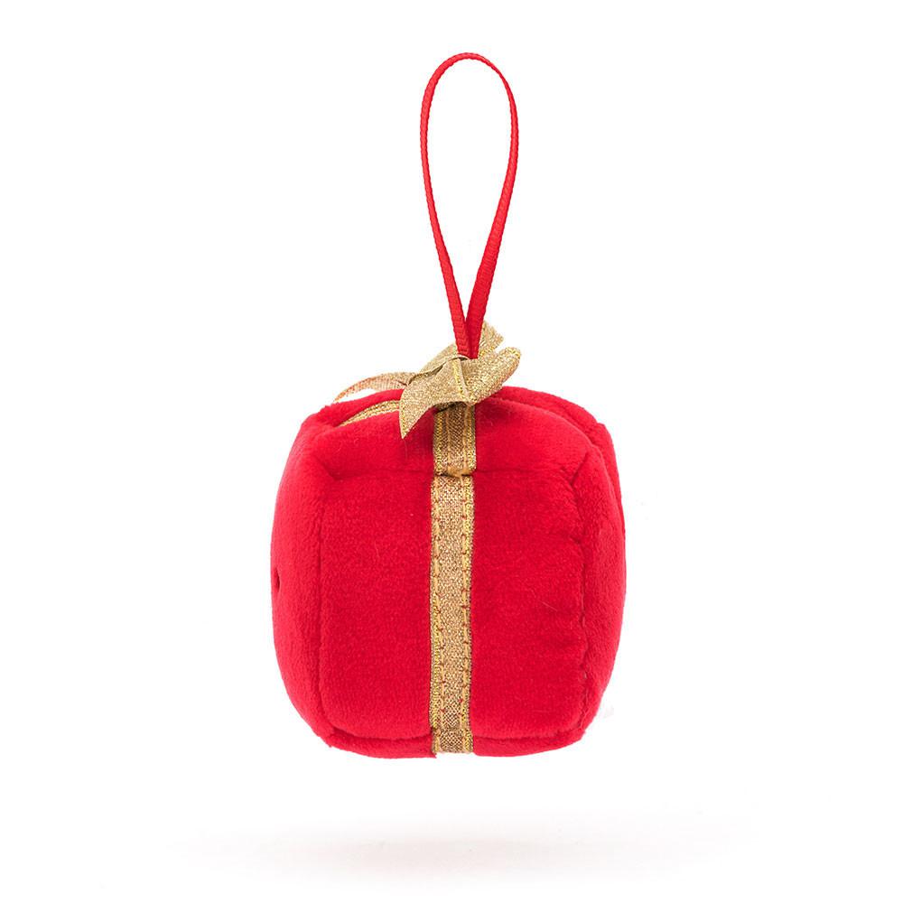 Peluche Jellycat Amuseables Festive Folly Present,13cm x 7cm x 7cm Vermelhas | Portugal  NCGHM-7362