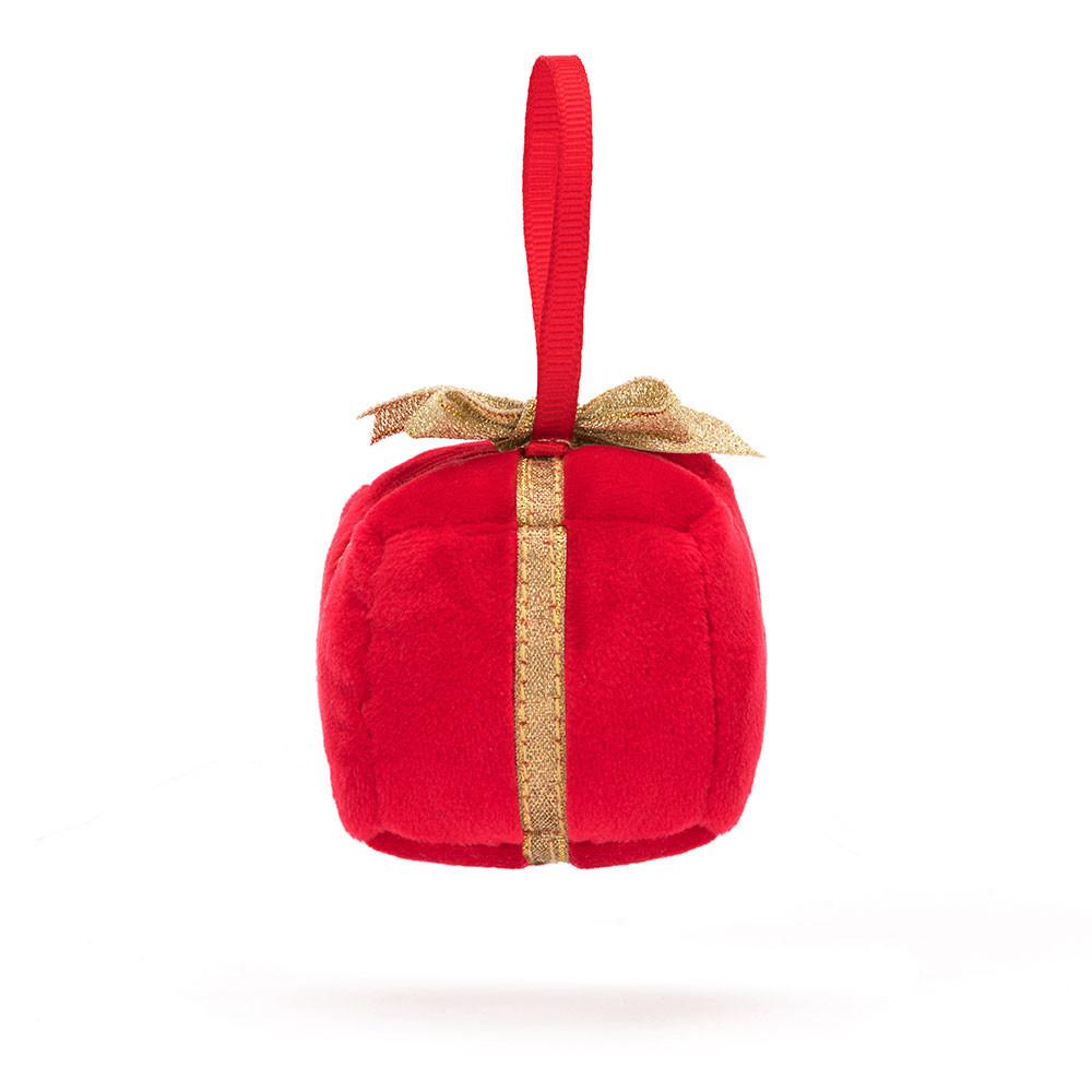 Peluche Jellycat Amuseables Festive Folly Present,13cm x 7cm x 7cm Vermelhas | Portugal  NCGHM-7362